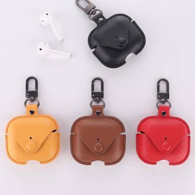 China CIS Leather Hot Selling Luxury Earphone Leather Sleeves for AirPods 1/2 3 and pro for sale