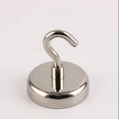 China Industrial Magnet 50lbs 23kg D25mm Rare earth Neodymium Magnet with male thread for sale