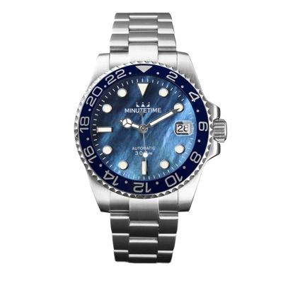 China Luxury Auto Date Brand Watch For Men Luminous Sapphire Glass Stainless Steel Waterproof Automatic Mechanical Wristwatches Watches NH35/38 for sale