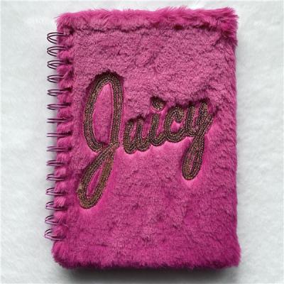 China Custom Hardcover Ningbo DJK Hairy Journals Logo Notebook Diary Notebook For Sale for sale