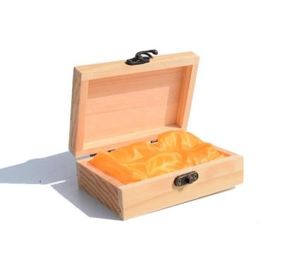 China Recyclable Wholesale Plywood Wooden Gift Box Pine Wood Gift Boxes Pine Wood Packaging Box High Quality Crate for sale