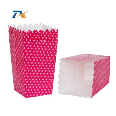 China Recyclable Custom Logo Printing Popcorn Box Microwave Popcorn Disposable Food Packaging Paper Boxes for sale