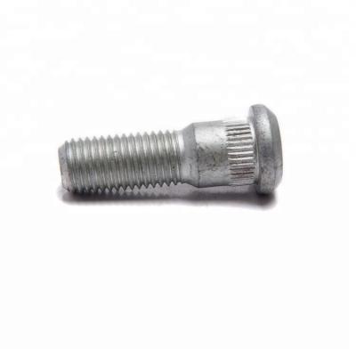 China Car Auto High Tensile Knurl Hub Wheel Bolts Carbon Steel Wheel Hub Bolt for sale