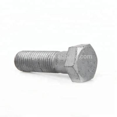 China 8.8 Grade Hot Dip Galvanized Hexagon Head Bolts for sale