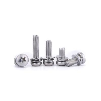 Chine Acier inoxydable Pan Head Combination Screw des vis GB9074 composées d'OIN 9001 à vendre