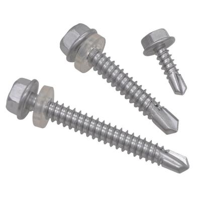 China M12 Self Drilling Screw Self Drilling Tek Screw Hex Washer Head Self Drilling Sheet Metal Tek Screws for sale