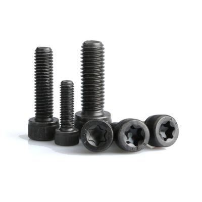 China Tornillos de la cabeza de Plum Screw Hexalobular Socket Round del zócalo del hexágono del óxido del negro ISO14580 en venta