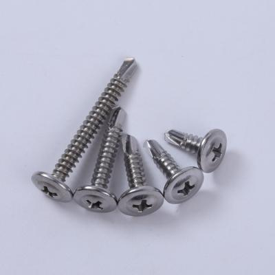 China Wafer Head Phillip Drive BSD Thread Self Drilling Screw M8 M10 Thread Truss Head Self Drilling Screw for sale