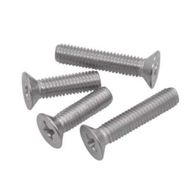 China Cross Recessed Raised Countersunk Head Bolts GB 819 Flat Countersunk Head Machine Screw for sale