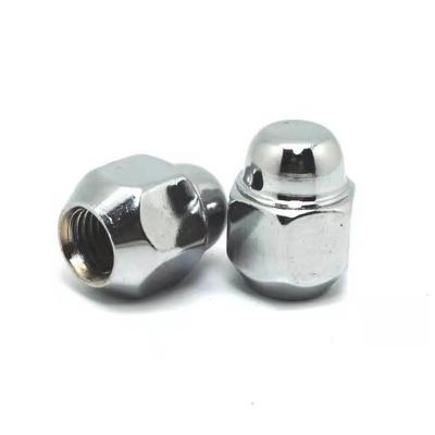 China Los ejes de rueda universales de 19m m 21m m Chrome arrastran nueces que los pernos cubren la nuez de lujo de Chrome para la cubierta de la nuez de la rueda en venta