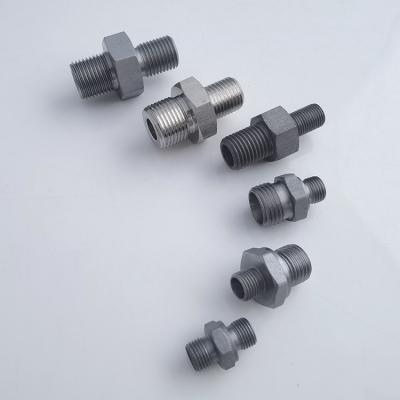 China 316 304 Male Screwed SS Hex Nipple High Pressure Pipe Fitting à venda