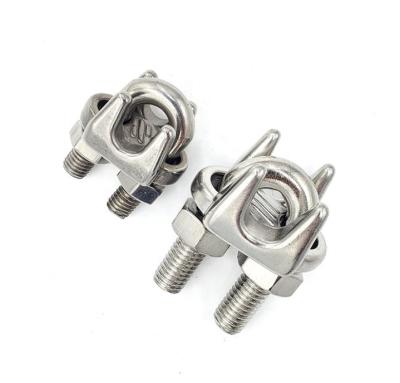 China DIN 741 Drop Forged Stainless Steel Wire Rope Clamp For Cable End Connections zu verkaufen