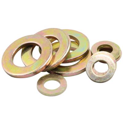 中国 300HV Carbon Steel Color Zinc Flat Washer DIN125 Plain Washers 販売のため