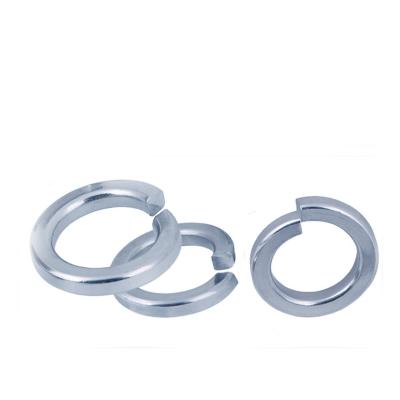 China DIN127 Metric Blue-White Zinc Spring Lock Washers With Square Ends Te koop