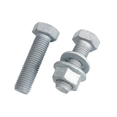 China Metric Coarse Thread Steel Hexagon Head Bolts ANSI Standard for sale