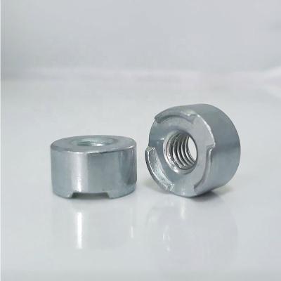 China OEM Customized and Standard Size M10 M12 Round Head Weld Nut Weld Round Nuts Factory OEM Welding Nuts for sale