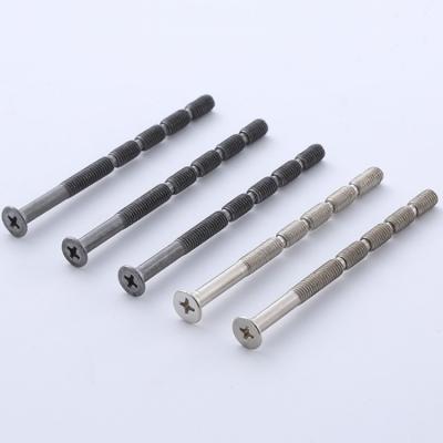 China M3 M4 M5 Connecting Screw Countersunk Phillips Head Connecting Bamboo Shaped Screw for Door Handle for sale