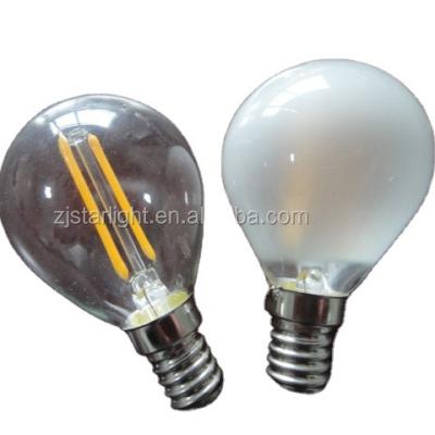 China Global Garden G45 Clear Frosted Filament LED Light Bulb 2W 4W for sale