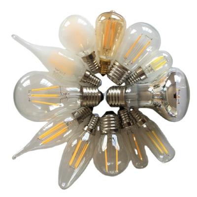 China Garden A55/A60/G45/C35 LED Filament Bulb Clear E14/E27 2W/4W for sale