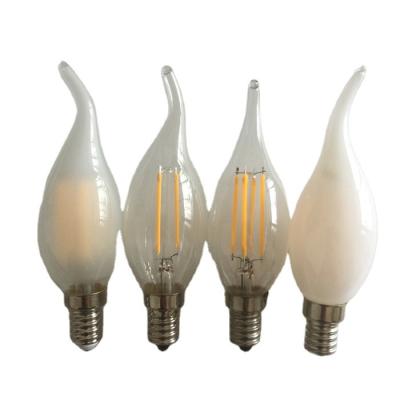 China Garden C35 Tailed Clear E14 2W 4W LED Filament Bulb LED Bulb for sale