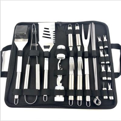 China Durable Outdoor Stainless Steel Barbecue Accessories Tool Knife Grilling Portable Set BBQ Tools for sale