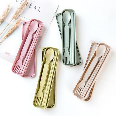 China Viable Set of Spoon Set Travel Camping Gift Spoon Fork Chopsticks and Chopsticks Set for sale