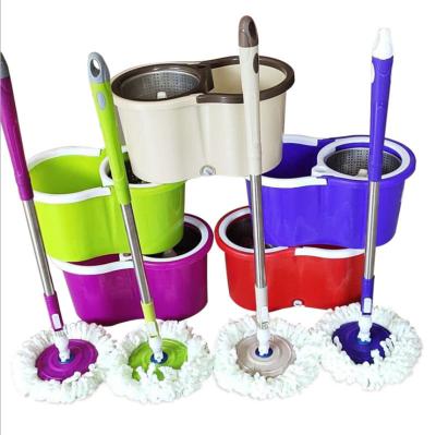 China Durable Floor Twist Microfiber Handle ABS Stainless Steel Buckets Mop Cleaning Set for sale