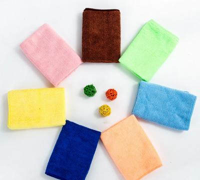 China Durable Cheap Super Absorbent Microfiber Terry Towel Dust Cleaning Towel Mopping Cloths for sale