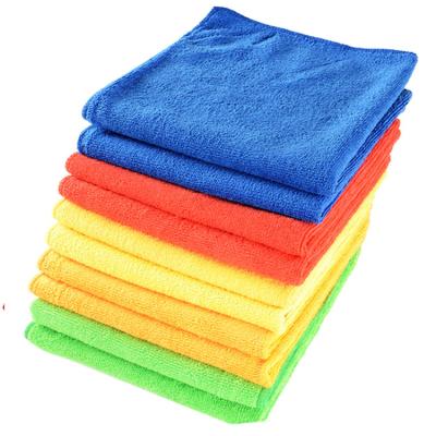 China Sustainable High Quality 300gsm 80% Polyester 20% Microfiber Dish Towel Cleaning Cloth Car Wash Fabric for sale