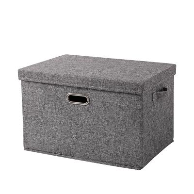 China High Quality Custom Viable PVC 80G Woven Fabric Non Make Up Other Small Collapsible Collapsible Organizer Storage Boxes and Bins for sale