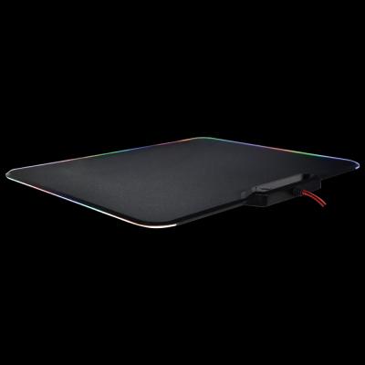 China Wear Resistance Private Mold Wired Aluminum Gaming Mouse Pad With RGB Color for sale