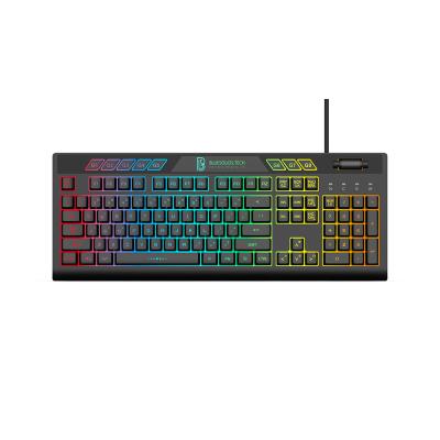 China 2021 Latest Black Membrane Backlight Keyboard Popular Typing And Cheap Gaming Keyboard for sale