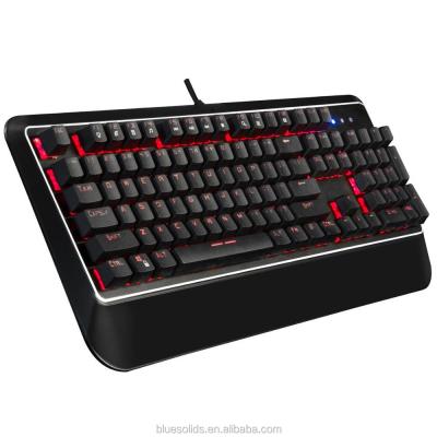 China Standard Wholesale Rainbow Backlit Semi Mechanical Keyboard For Desktop Computer for sale