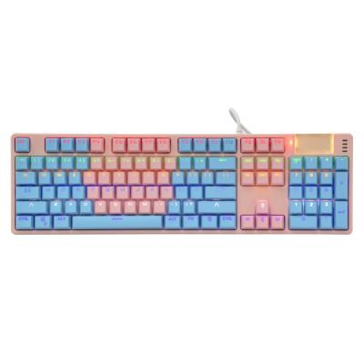 China Model BST-916B Full Key/Laser/Dual Key PCB Anti-Ghost Logo Mechanical Keyboard Colorful Gaming Keycap With Rainbow Backlight Support Any Layout for sale