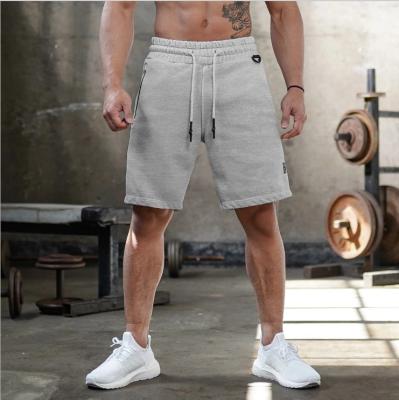 China Brand Designer Zipper Pocket Mens Cotton Gym Sports Training QUICK DRY Shorts for sale