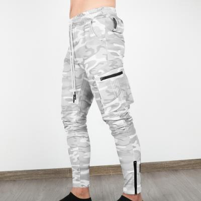 China Anti-pilling High Quality Cotton Camouflage Drawstring Mens Cargo Jogger Pants for sale