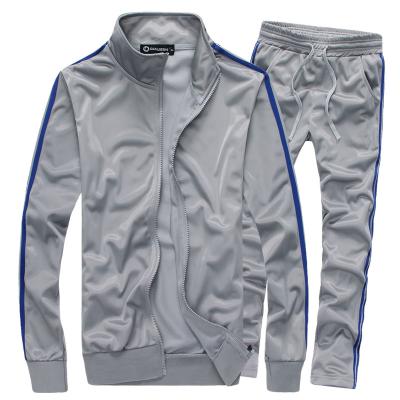 China Breathable 100% Polyester Plus Size Sports Sweatsuit Mens Tracksuit Casual White Tracksuits For Men for sale