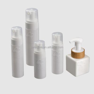 China Personal Care Transparent Pet Round Square Plastic Soap Foamer Pump Bottle for sale