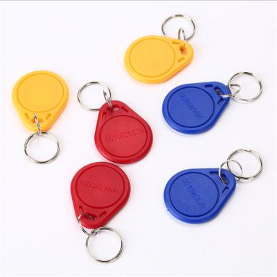 China Type 5 nfc tag ndef format rfid access control Iso14443a 13.56mhz key chain keyfob for sale