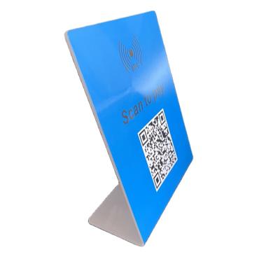 China Waterproof / Waterproof Programmable Smart Hard Chip Nfc Table Display Stand PVC for sale