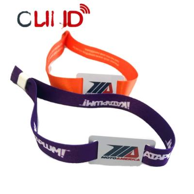 China MINI Festival 13.56MHZ Custom Printed Nfc Chip Tag Smart Wrist Band TAG for sale