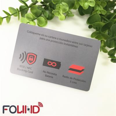 China Protect your data/in from theft custom logo printing hot foil rfid blocking keeping your bank cards 100% safe for sale