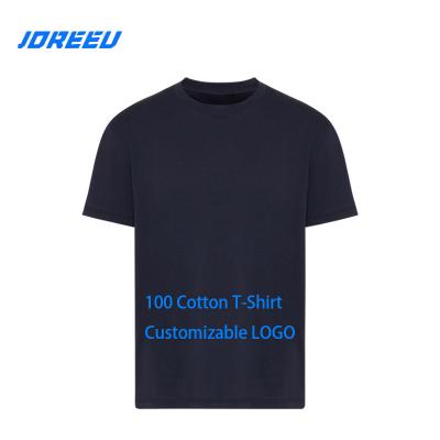 China Anti-Wrinkle Round Neck Men's T-shirt Cotton Short Sleeve T-shirt Wholesale Mens T-shirts Custom Dtg Printing for sale