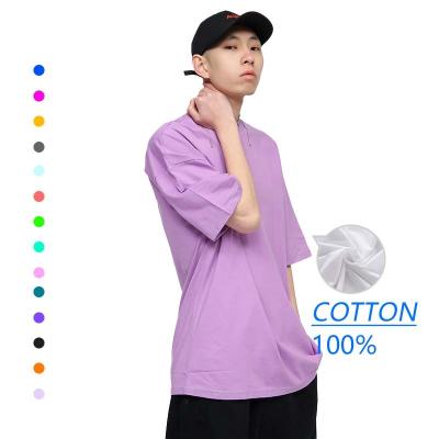 China High Quality Custom 100% Cotton Men's Anti-Wrinkle Logo T-Shirt Tee Shirt for sale