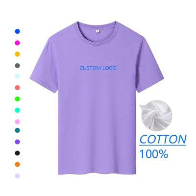 China 2022 Anti-wrinkle quality short sleeve cotton T-shirt printing men's summer T-shirts simply for sale