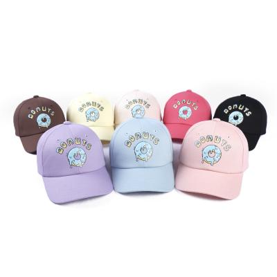 China Platten-Kinderdruckhut Kindergewohnheit netter gestickter Logo Cotton Baseball Caps 6 zu verkaufen