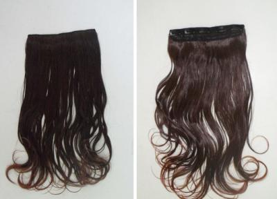 China Glattes Clip Browns #8 in der Haar-Erweiterungs-malaysischen Jungfrau Remy Hair zu verkaufen