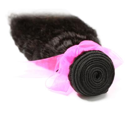 China Cuticle virgin Brazilian Virgin Human Hair Weave kinky / straight for sale