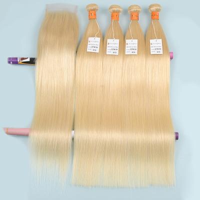 China Kundenspezifische Verwicklungs-freie blonde volle Spitze-Menschenhaar-Perücken Remy Virgin Hair Fringe Wig 100% zu verkaufen