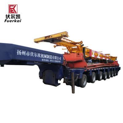 China Modular Truck Trailer Low Bed Trailer Equip Gooseneck / Power Ramp for sale